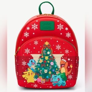 Loungefly Pokémon Christmas Tree Mini Backpack